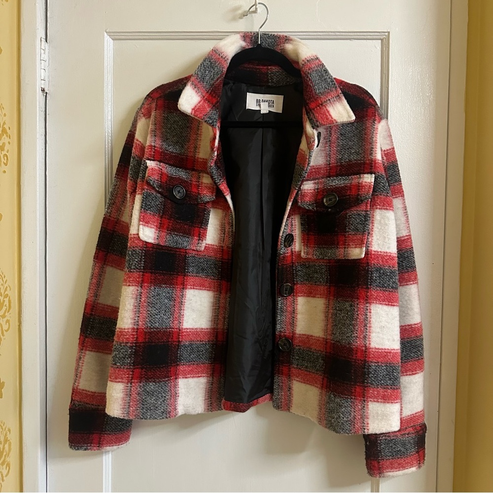 BB Dakota STEVE MADDEN Plaid Shacket